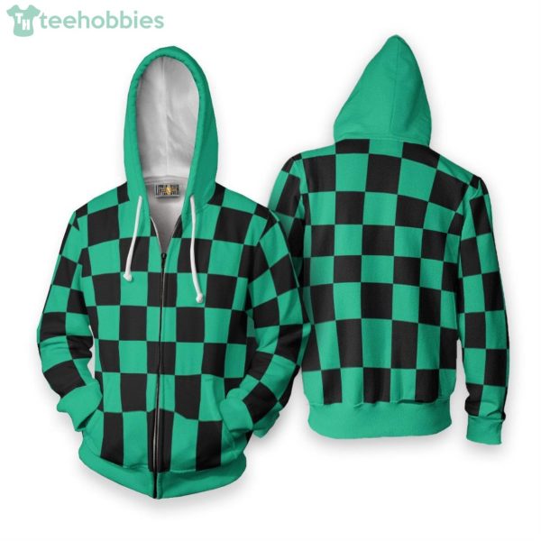 Kamado Tanjirou Pattern Demon Slayer Anime Fans Ugly Christmas Sweater Hoodie Product Photo 2