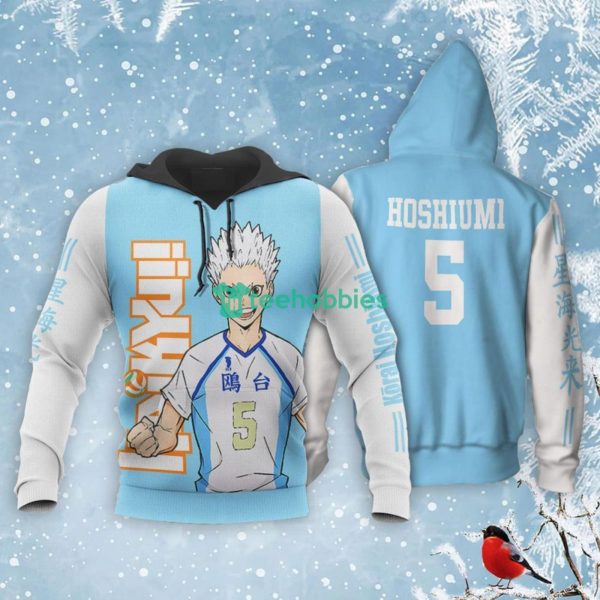 Kamomedai Korai Hoshiumi All Over Printed 3D Shirt Haikyuu Anime Fans Product Photo 3