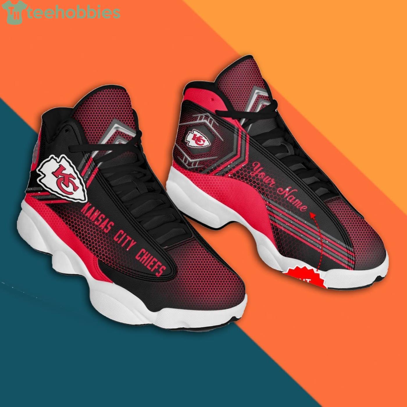 Kansas City Chiefs Air Jordan 13 Sneaker Shoes Product Photo 3 Kansas City Chiefs Air Jordan 13 Sneaker Shoes Product Photo 3