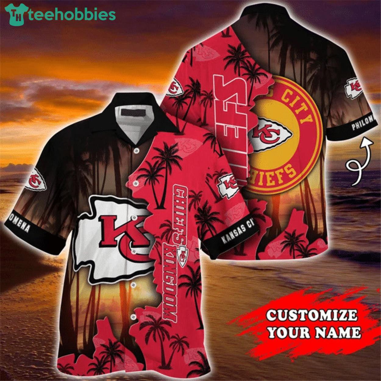 Kansas City Chiefs Hawaiian Custom Name For Fans Product Photo 1