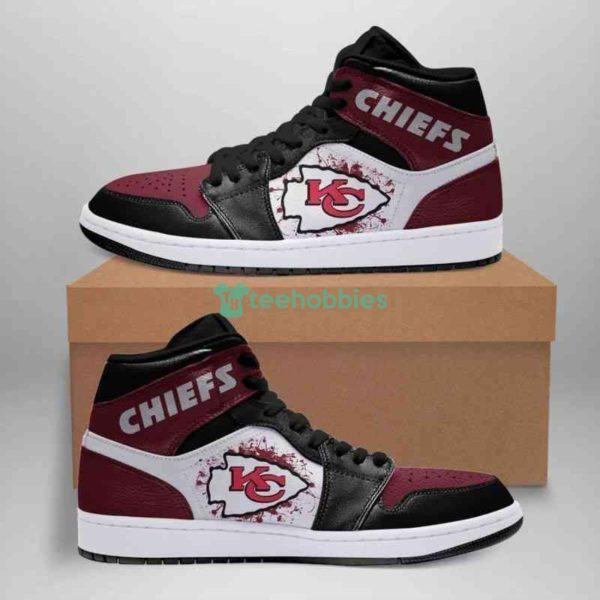 Kansas City Chiefs Sport Team Air Jordan Hightop Shoes Product Photo 1