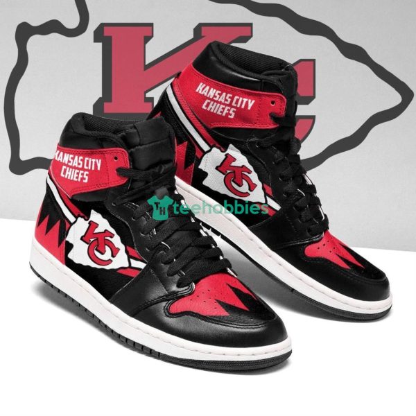 Kansas City Chiefs Team Air Jordan Hightop Shoes Product Photo 1