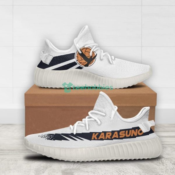 Karasuno Custom Haikyuu Anime Yeezy Shoes For Fans Product Photo 2