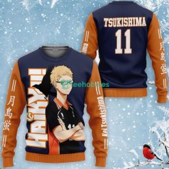 Karasuno Kei Tsukishima All Over Printed 3D Shirt Haikyuu Anime Fans Product Photo 2