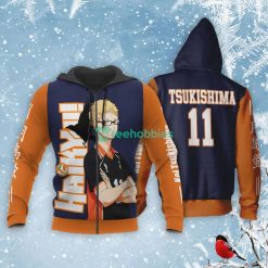 Karasuno Kei Tsukishima All Over Printed 3D Shirt Haikyuu Anime Fans Product Photo 1