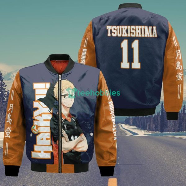 Karasuno Kei Tsukishima All Over Printed 3D Shirt Haikyuu Anime Fans Product Photo 4