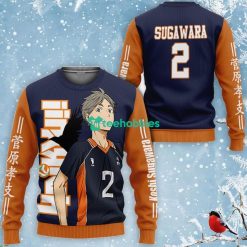 Karasuno Koshi Sugawara All Over Printed 3D Shirt Haikyuu Anime Fans Product Photo 2