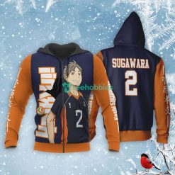 Karasuno Koshi Sugawara All Over Printed 3D Shirt Haikyuu Anime Fans Product Photo 1