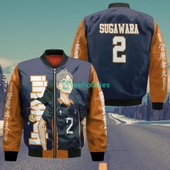 Karasuno Koshi Sugawara All Over Printed 3D Shirt Haikyuu Anime Fans Product Photo 4