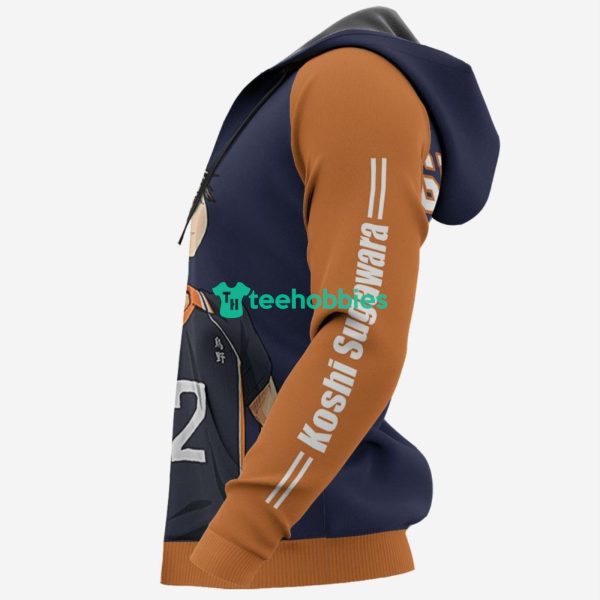 Karasuno Koshi Sugawara All Over Printed 3D Shirt Haikyuu Anime Fans Product Photo 6