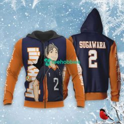Karasuno Koshi Sugawara All Over Printed 3D Shirt Haikyuu Anime Fans Product Photo 1