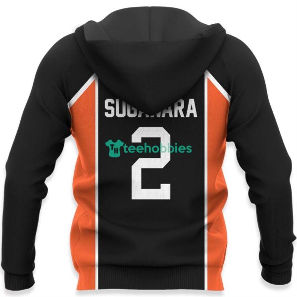 Karasuno Koshi Sugawara Uniform All Over Printed 3D Shirt Haikyuu Anime Fans Product Photo 6
