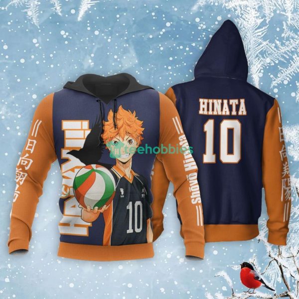 Karasuno Shoyo Hinata All Over Printed 3D Shirt Haikyuu Anime Fans Product Photo 3