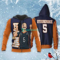 Karasuno Tanaka Ryuu All Over Printed 3D Shirt Haikyuu Anime Fans Product Photo 1