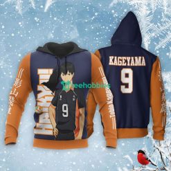 Karasuno Tobio Kageyama All Over Printed 3D Shirt Haikyuu Anime Fans image Karasuno Tobio Kageyama All Over Printed 3D Shirt Haikyuu Anime Fans Product Photo 3