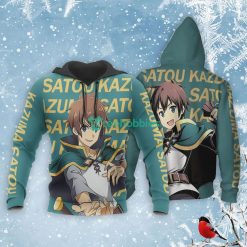 Kazuma Satou All Over Printed 3D Shirt KonoSuba Custom Anime Fans For Fans Product Photo 3