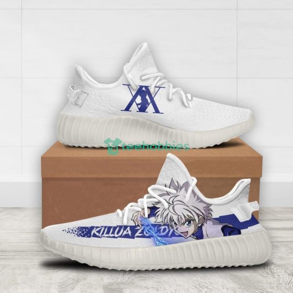 Killua Zoldyck Custom Hunter x Hunter Anime Yeezy Shoes For Fans Product Photo 2