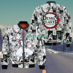 Kimetsu Akaza All Over Printed 3D Shirt Custom Anime Fans Mix Manga Kimetsu No Yaiba Product Photo 5