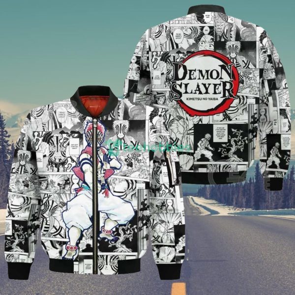 Kimetsu Akaza All Over Printed 3D Shirt Custom Anime Fans Mix Manga Kimetsu No Yaiba Product Photo 5
