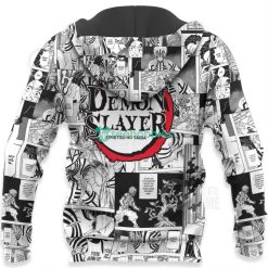 Kimetsu Akaza All Over Printed 3D Shirt Custom Anime Fans Mix Manga Kimetsu No Yaiba Product Photo 7