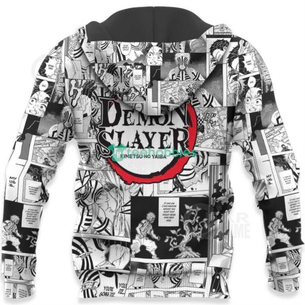 Kimetsu Akaza All Over Printed 3D Shirt Custom Anime Fans Mix Manga Kimetsu No Yaiba Product Photo 7