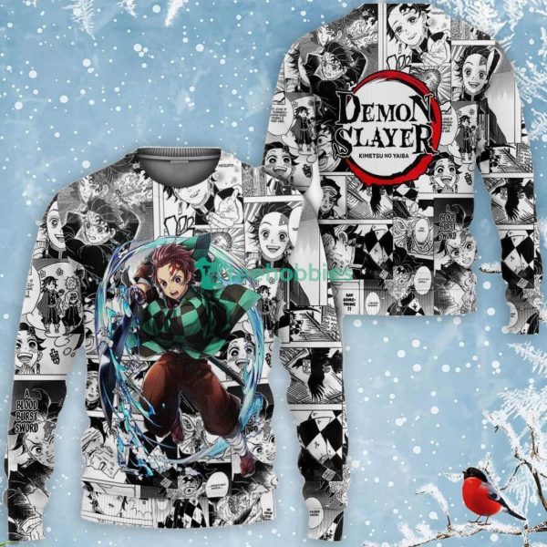 Kimetsu All Over Printed 3D Shirt Custom Tanjiro Anime Fans Mixed Manga Product Photo 3
