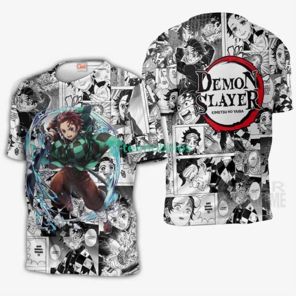 Kimetsu All Over Printed 3D Shirt Custom Tanjiro Anime Fans Mixed Manga Product Photo 4