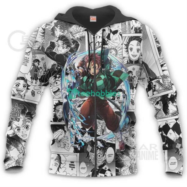 Kimetsu All Over Printed 3D Shirt Custom Tanjiro Anime Fans Mixed Manga Product Photo 8