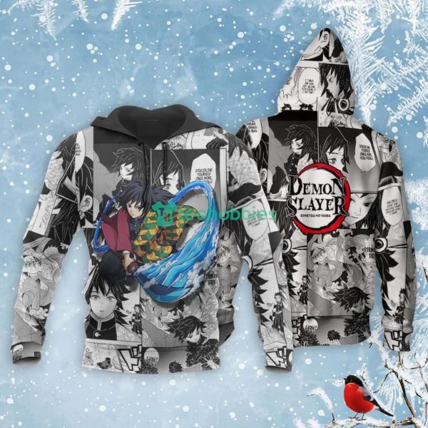 Kimetsu Anime Fans Mix Manga All Over Printed 3D Shirt Giyu Tomioka Product Photo 3
