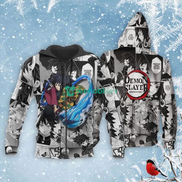 Kimetsu Anime Fans Mix Manga All Over Printed 3D Shirt Giyu Tomioka Product Photo 1