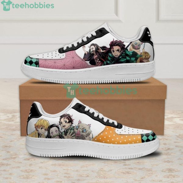 Kimetsu Custom Anime Air Force Shoes For Fansproduct photo 1