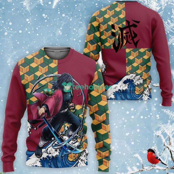Kimetsu Giyu Tomioka All Over Printed 3D Shirt Anime Fans Product Photo 2