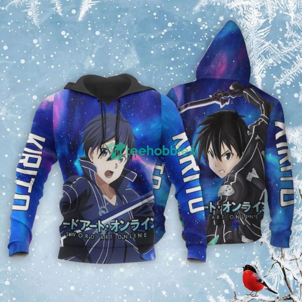 Kirito All Over Printed 3D Shirt Sword Art Online Custom Anime Fans Product Photo 3