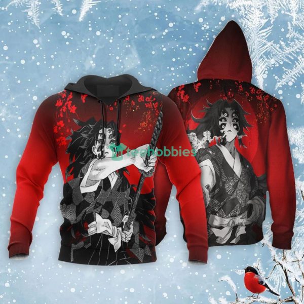 Kokushibo All Over Printed 3D Shirt Custom Kimetsu Anime Fans Japan Art Product Photo 3