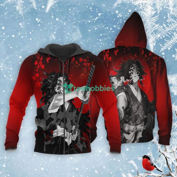 Kokushibo All Over Printed 3D Shirt Custom Kimetsu Anime Fans Japan Art Product Photo 1