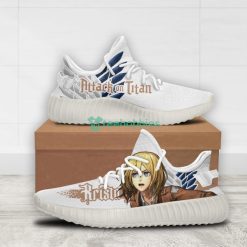Krista Lenz Custom Attack on Titan Anime Yeezy Shoes For Fans Product Photo 2