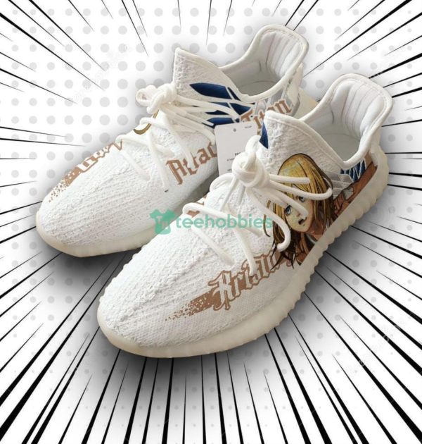 Krista Lenz Custom Attack on Titan Anime Yeezy Shoes For Fans Product Photo 1