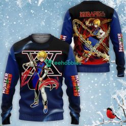 Kurapika Lover Hunter And Hunter Navy Blue All Over Printed 3D Shirt Custom Anime Fans Product Photo 2
