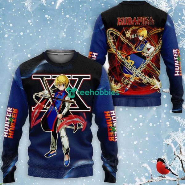 Kurapika Lover Hunter And Hunter Navy Blue All Over Printed 3D Shirt Custom Anime Fans Product Photo 2
