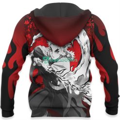 Kyojuro Rengoku All Over Printed 3D Shirt Custom Kimetsu Anime Fans Japan Art Product Photo 5
