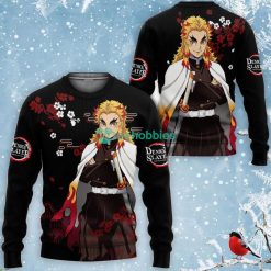 Kyojuro Rengoku All Over Printed 3D Shirt Custom Kimetsu Anime Fans Japan Style Product Photo 2