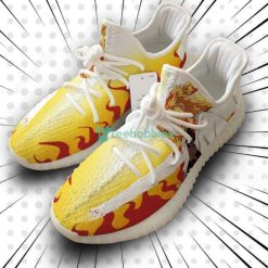Kyojuro Rengoku Custom Kimetsu No Yaiba Anime Yeezy Shoes For Fans Product Photo 1