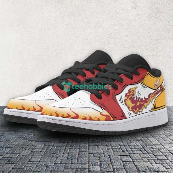 Kyojuro Rengoku Demon Slayer Custom Anime Top Shoesproduct photo 2