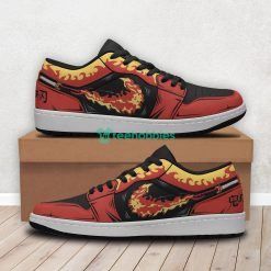 Kyojuro Rengoku Shoes Breathing Demon Slayer Custom Anime Air Jordan Low Top Shoesproduct photo 1