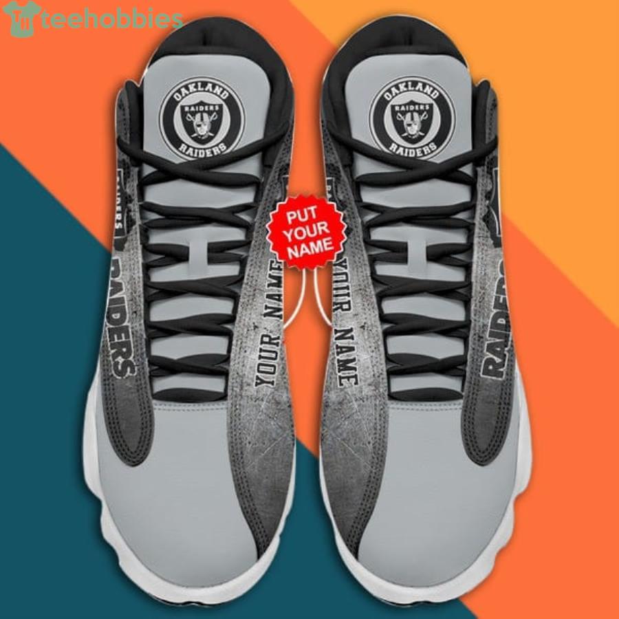 Las Vegas Raiders Air Jordan 13 Sneakers Nfl Custom Sport Shoes -  Freedomdesign