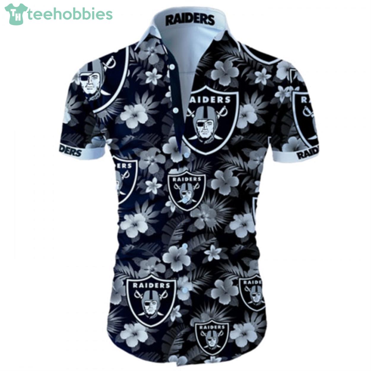 Las Vegas Raiders Hawaiian Shirt Product Photo 1