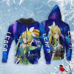 Leafa All Over Printed 3D Shirt Sword Art Online Custom Anime Fans Product Photo 1
