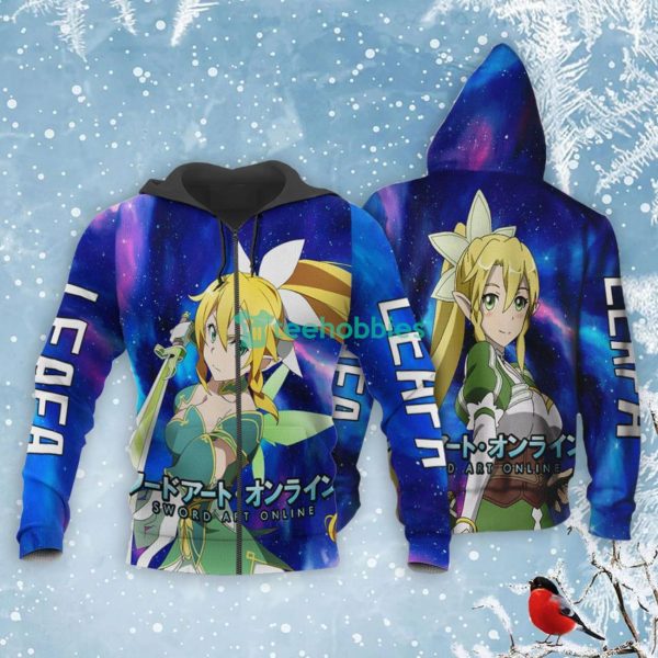 Leafa All Over Printed 3D Shirt Sword Art Online Custom Anime Fans Product Photo 1