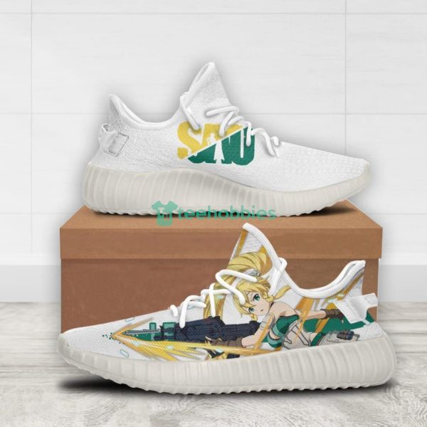Leafa Custom Sword Art Online Anime Yeezy Shoes For Fans Product Photo 2