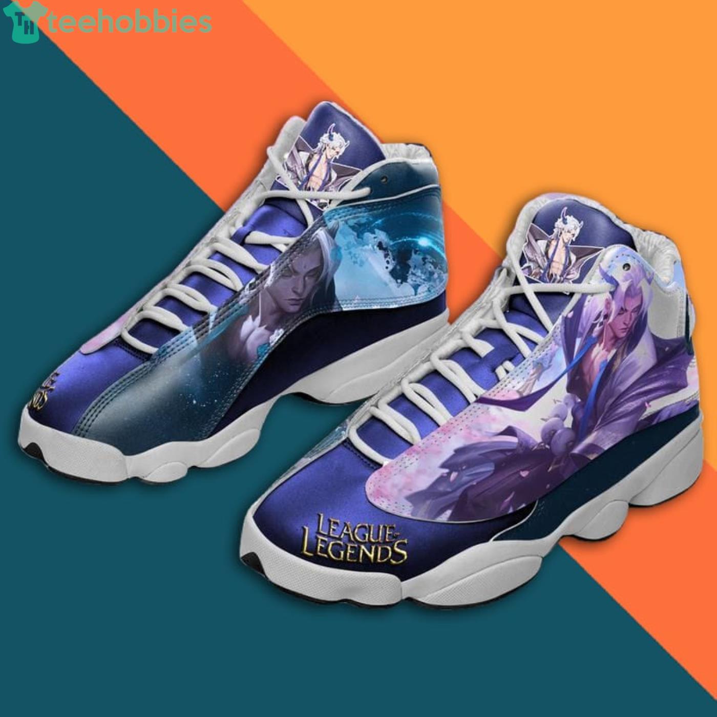 opción comprador Lada League Of Legends Yasuo Air Jordan 13 Sneaker Shoes